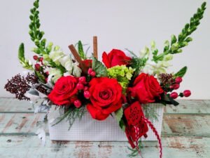 Winter Rose Display